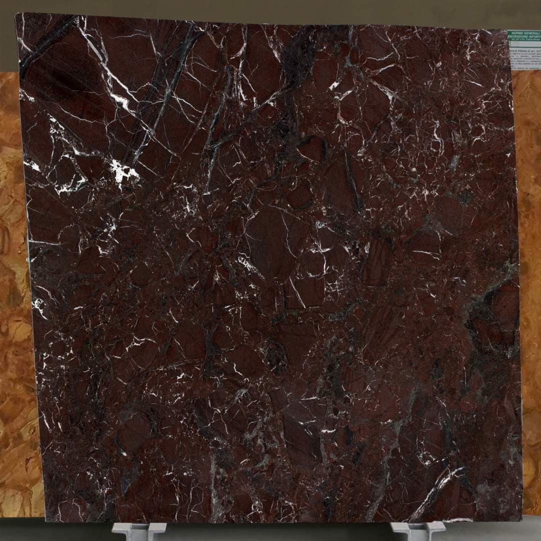 Rosso Levanto Polished marble slab in Bordeaux
